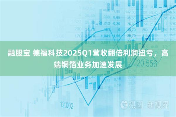 融股宝 德福科技2025Q1营收翻倍利润扭亏，高端铜箔业务加速发展